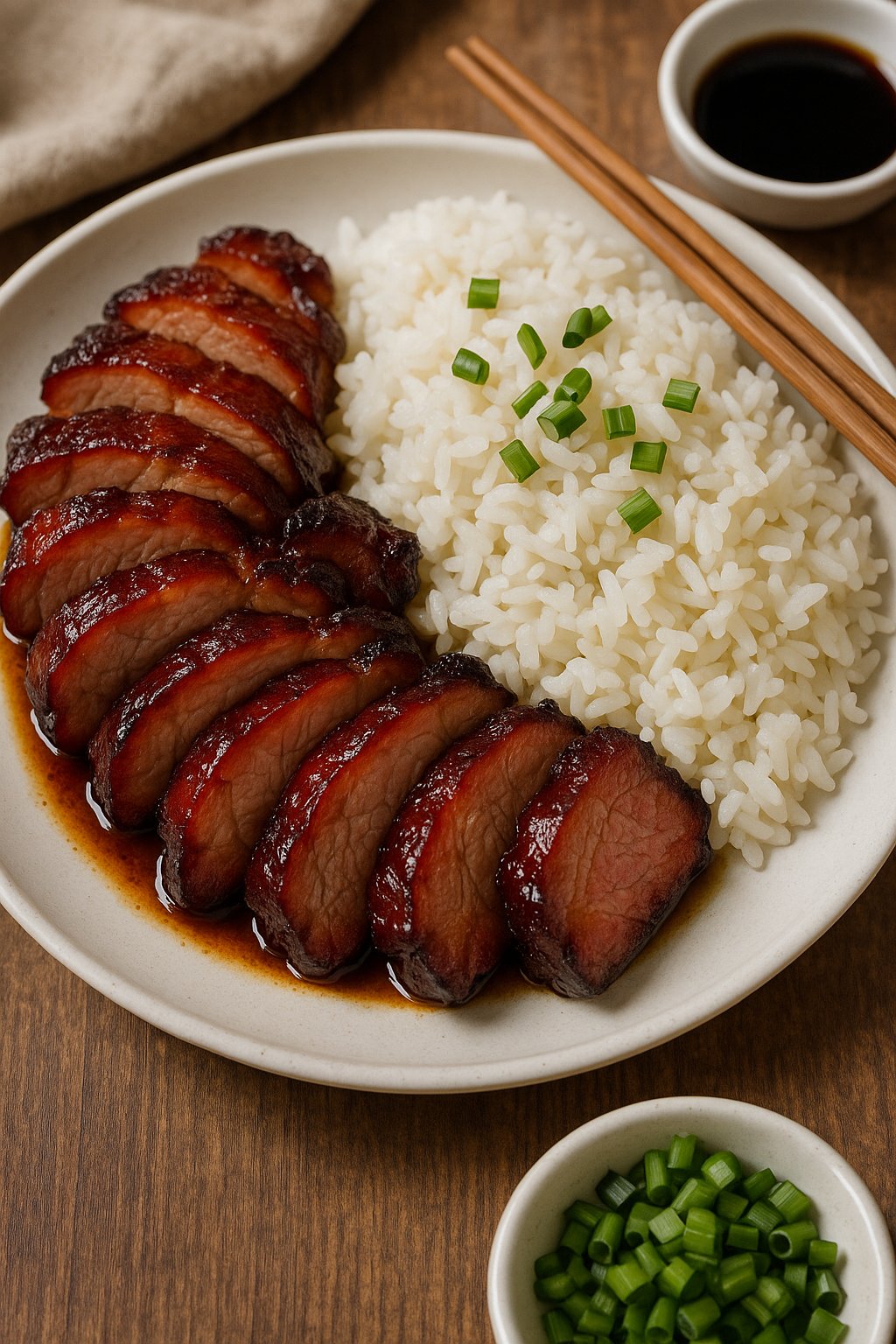 Char Siu de porc laqué asiatique à l'Airfryer (BBQ Chinois Maison)
