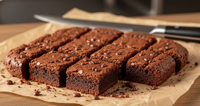 Brownie express au chocolat à l’air fryer