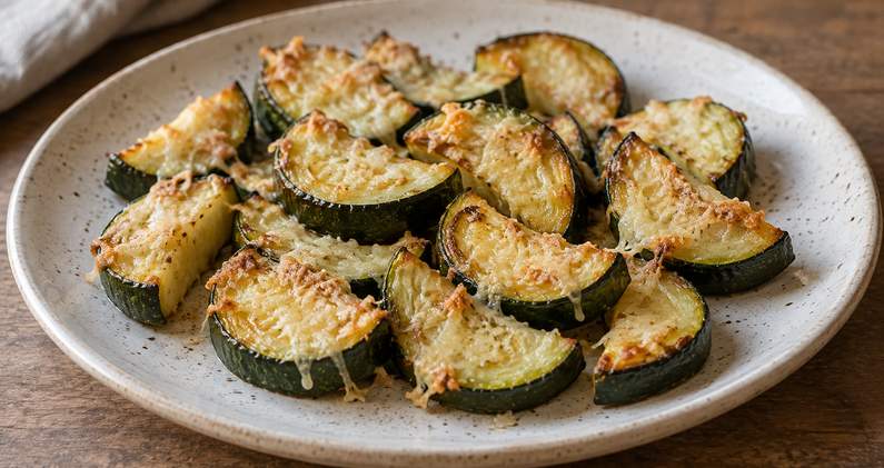 Courgettes au parmesan à l’airfryer