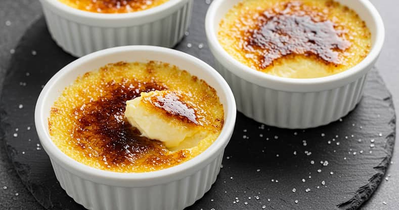 Traditional egg custard