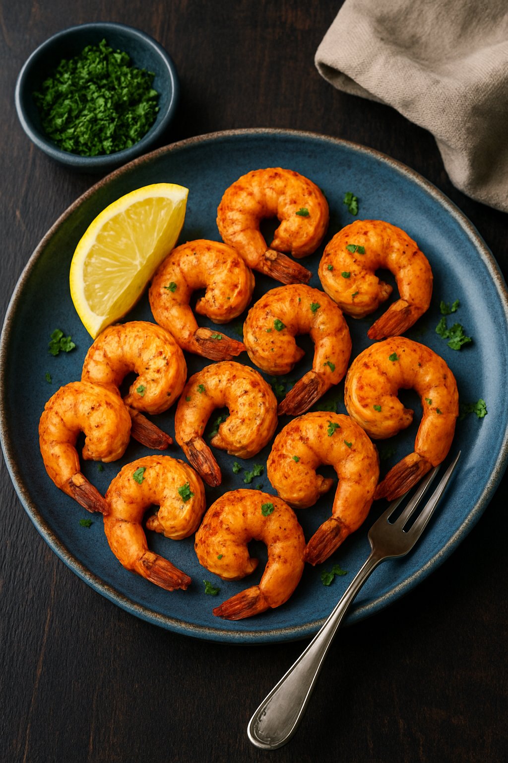 Perfect shrimp in the air fryer - quick and flavorful