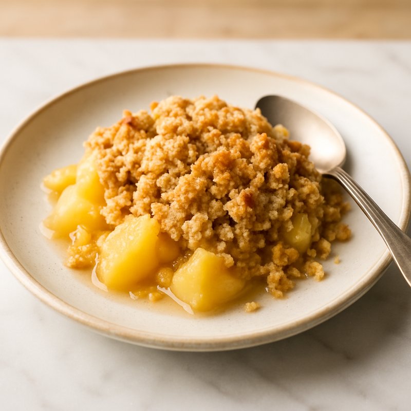 Crumble aux pommes Golden à l'airfryer