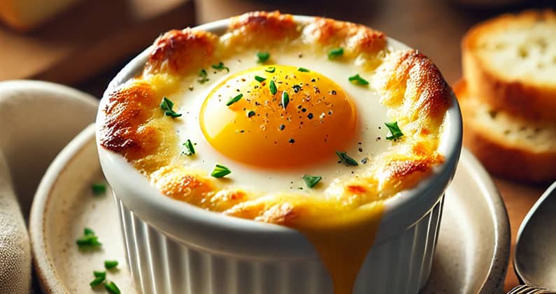 Œuf cocotte au airfryer