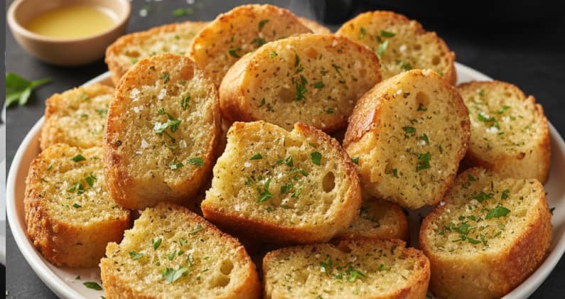 Pain à l’ail croustillant à l'airfryer