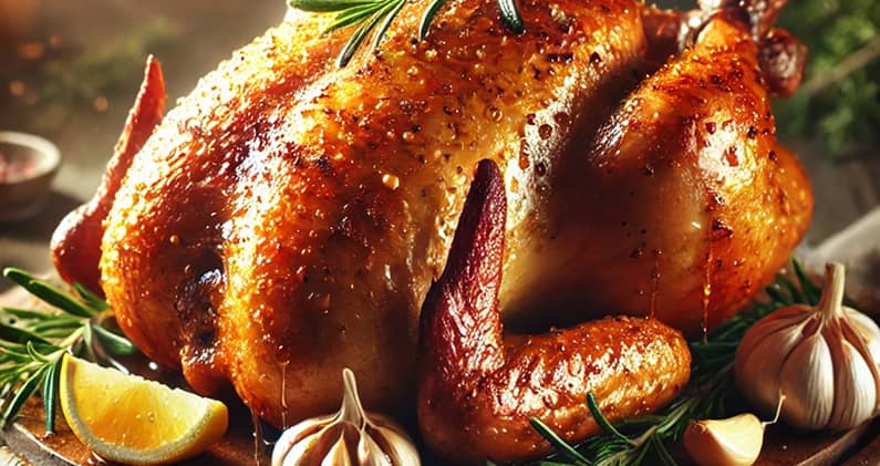 Poulet rôti au airfryer