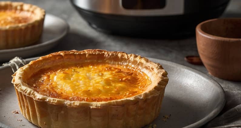 Quiche façon Lorraine au airfryer
