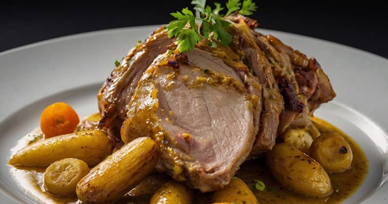 Rôti de porc à la moutarde au airfryer